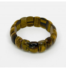 Браслет тигровый глаз банан 13*20мм
