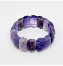 Браслет аметист фиолетовый банан 13*25мм