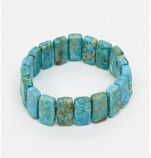 Браслет варисцит голубой прямоугольник 10*20мм