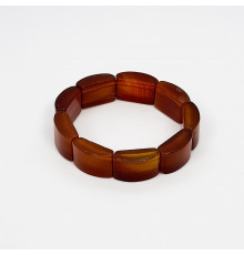 Браслет сердолик закругленный прямоугольник 18*21мм