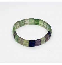 Браслет флюорит прямоугольник грань 10*12мм