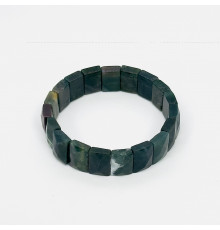 Браслет яшма халцедон прямоугольник грань 11*15мм