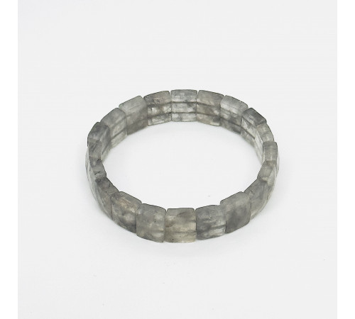 Браслет кварц волосатик прямоугольник грань 10*13мм