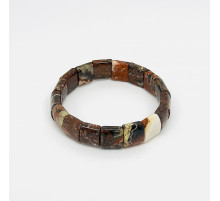 Браслет яшма пейзажная прямоугольник 10*15мм