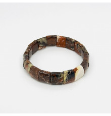 Браслет яшма пейзажная прямоугольник 10*15мм