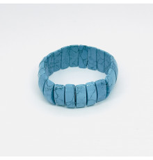 Браслет берюза имитация закругленный прямоугольник 8*22мм