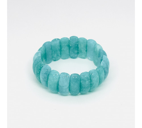 Браслет кварц берюзовый банан 10*25мм