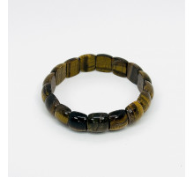 Браслет тигровый глаз полусфера 13*15мм