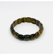 Браслет тигровый глаз полусфера 13*15мм
