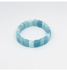 Браслет кварц берюзовый прямоугольник 9*13мм