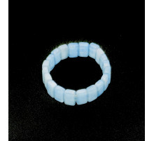 Браслет кварц аквамариновый прямоугольник 9*13мм