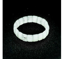 Браслет горный хрусталь прямоугольник грань 11*15м