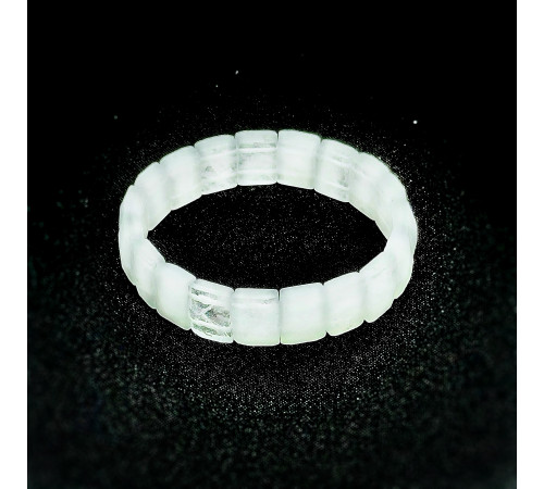 Браслет горный хрусталь прямоугольник грань 11*15м