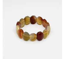 Браслет сердолик пятиграник 16*21мм