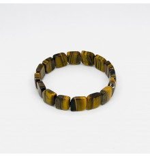 Браслет тигровый глаз ромбик 14*13м