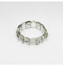 Браслет стекло имитация раух топаз закругленный прямоугольник 12*17мм