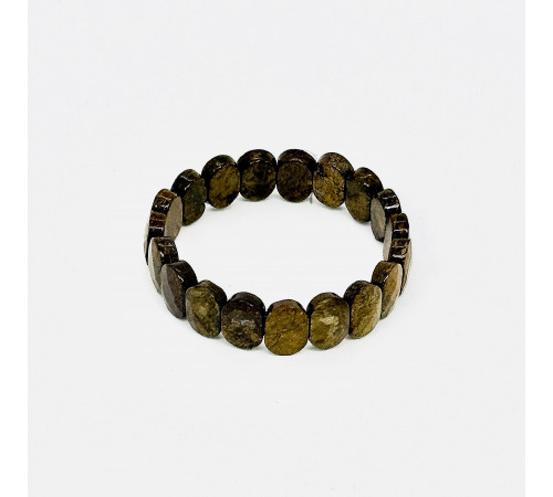 Браслет бронзит овал грань 10*14мм