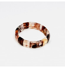 Браслет кварц огненный прямоугольник грань 13*15мм