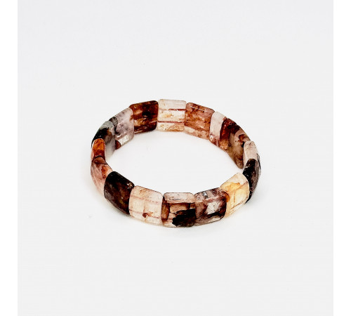 Браслет агат тонированный фиолетовый 15*20мм ФОТО ДОБАВИТЬ!!!